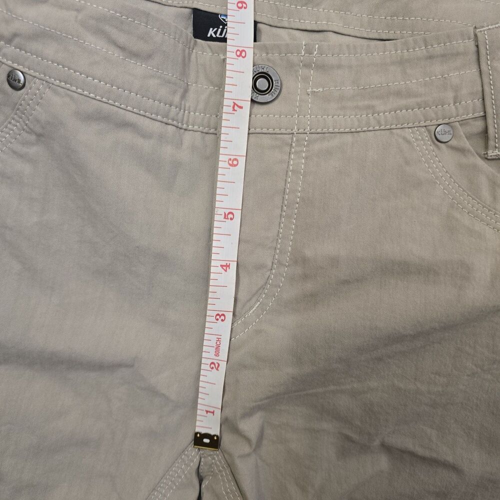 KUHL Kurve Women's 12 Splash 11" Shorts Khaki Stretch Outdoor Hiking - Picture 15 of 16